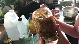 Part 1 How To Make Infused Oil With Fresh Or Dried HerbsOverview Of Tinctures Oils And Infusions [upl. by Pasol523]