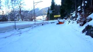 Klosters ski run to village [upl. by Ellecram]