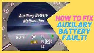 Mercedes Auxiliary Battery Malfunction EASY FIX [upl. by Airoled]