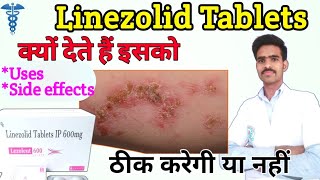 linezolid tablets ip 600 mg in hindi  linezolid 600 tablet uses in hindi  linezolid 600 mg tablet [upl. by Halie]