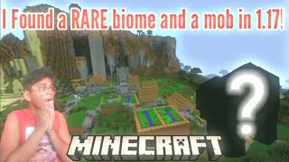 Found a RARE MOB AND BIOME in MINECRAFT 117  117 survival series part 9 [upl. by Asen472]