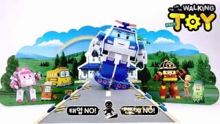 Robocar POLI WALKING TOY 01  Robocar POLI CF [upl. by Wane]