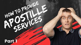 How to Do Apostilles  Part 1 [upl. by Ahsets]