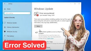 Fixed✔️ KB5034441 Fails Error code 0x80070643 Windows Update Error [upl. by Neirda8]