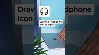 How to Draw a Headphone Icon in Figma StepbyStep [upl. by Gautier]