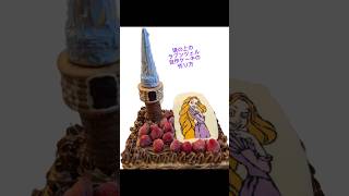 ラプンツェル 誕生日ケーキ の作り方 disney daiso birthdaycake tangled rapunzel [upl. by Aloiv]