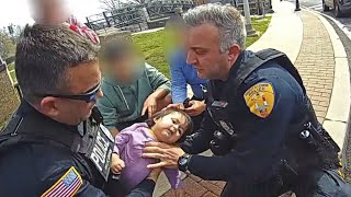 Hightstown Police Officers Save Choking Baby [upl. by Dnalloh]