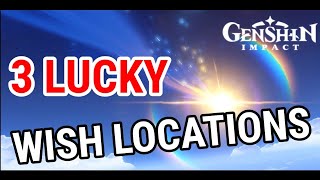 3 Lucky Locations For 5 Star Characters Wish Probablility Genshin Impact [upl. by Hatfield]