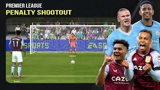 PENALTY SHOOTOUT  ASTON VILLA VS MANCHESTER CITY  FC MOBILE 2 [upl. by Aneger]