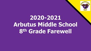 2020 2021 AMS 8th Grade Farewell Ceremony [upl. by Ondine]