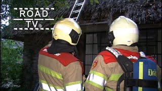 Brand in Rietendakschool Bilthoven 16082020 ©Roadtv [upl. by Koblick]