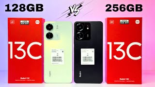 Redmi 13C 128GB 🆚 Redmi 13C 256GB ⚡ Unboxing  Comparison  Price  Full Details in Hindi [upl. by Phina]