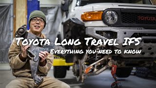 Toyota Long Travel IFS  Camburg vs Dirt King [upl. by Elyn705]