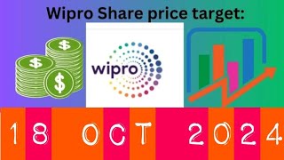 IT Share Wipro ll Share Price Target And Analysis [upl. by Hoem53]