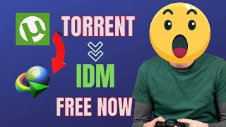 Torrent with IDM  Utorrent  Bittorrent  Best Torrent Downloader [upl. by Nilcaj495]