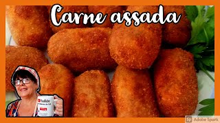 CROQUETE DE CARNE CASADOALEMAO LANCHEDEESTRADA [upl. by Nichole]