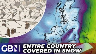 UK to be COVERED in deep snow as Britons face freezing temperatures  weather latest [upl. by Fara]