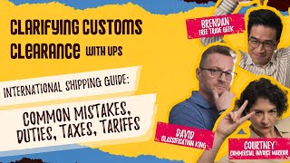 How To Avoid Common International Shipping Mistakes  Clarifying Customs Clearance [upl. by Tselec17]