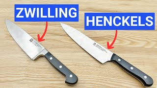 Zwilling vs Henckels Kitchen Knives Whats the Difference [upl. by Tekla616]