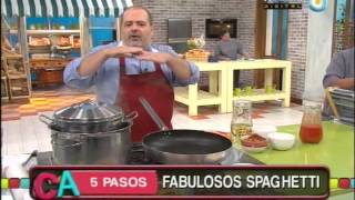 Fideos al morrón con salsa de tomates Parte 2 [upl. by Searby]