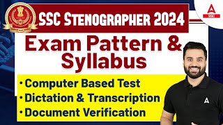 SSC Stenographer 2024  SSC Steno Syllabus and Exam Pattern 2024  By Navdeep Sir [upl. by Duarte]