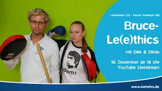 HomeWorkout 65 Bruce Leethics mit Dirk amp Olivia  Kampfsport  Karate  Athletik  Fitness [upl. by Regine122]