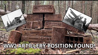 SECRET CHEST FOUND ON A WW2 ARTILLERY POSITION [upl. by Ahsrats661]