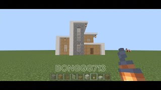 GREENWOOD MODERN HOUSE MINECRAFT BUILDING minecraftbuilding [upl. by Ford]