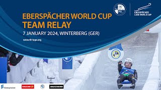 RELIVE  Team Relay  EBERSPÄCHER Luge World Cup  Winterberg GER [upl. by Anuaek963]