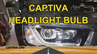 Holden Captiva LTZ Headlight Bulbs [upl. by Chin]