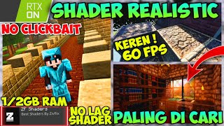 Akhirnya Rilis Shader MCPE REALISTIC 117  Cocok Buat 12GB Ram dan Ada Dynamic Shadows  rtx [upl. by Enidlareg832]