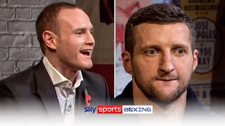 quotAre you going to cryquot 😭  Carl Froch amp George Groves CLASSIC moment 😆 [upl. by Roche78]