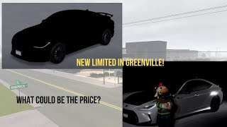 NEW LIMITED COMING TO GREENVILLE What will be the price Greenville Roblox [upl. by Cordey]