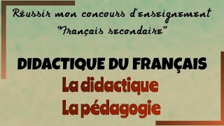 didactique du français  secondaire  cours 1   ديداكتيك اللغة الفرنسية ثانوي [upl. by West295]