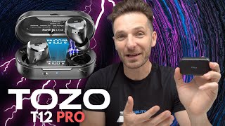 TOZO T12 Pro Earbuds Unboxing and Review  The Best TOZO Earbuds  Charger [upl. by Llerrom]