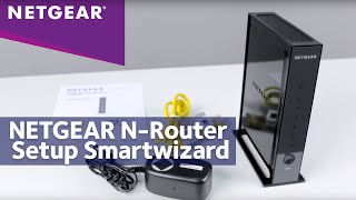 How to Install a NETGEAR Wireless NRouter with Smart Wizard [upl. by Neelyar]