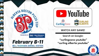 Scott Webb vs Daylan Vavrek  Draw 8  Alberta Boston Pizza Cup B [upl. by Yrkcaz]