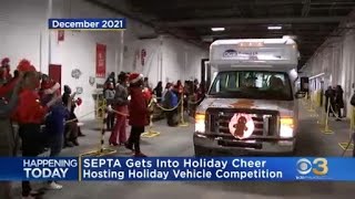 SEPTA will host holiday vehicle competition [upl. by Ainimreh]