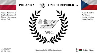 Gomoku TWBC 2024  Poland A vs Czech Republic A [upl. by Yeslah]