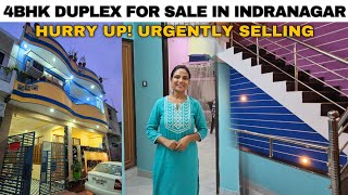 4 Bhk Duplex House For Sale In Indra Nagar Lucknow Near Munshi Phulia  SimplyShilpi [upl. by Sudnak]