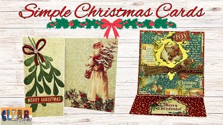 Clear Scraps Simple Christmas Cards [upl. by Stetson]