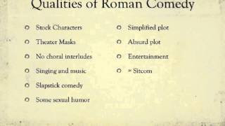 Roman Comedy [upl. by Nytsirhc]