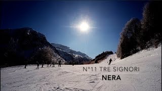 PIANI DI BOBBIO VALTORTA SKI 2018 8 pista n°11 Tre Signori nera [upl. by Aenitsirhc]