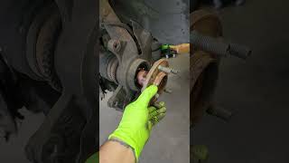 Axle job turned into a bearing job wheelbearing hub bearing customerstates youtubehighfive [upl. by Nahgeam]