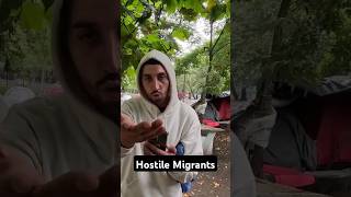 Hostility In The Migrant Camp Full Video Coming Soon tentcity parklane migrant hydepark [upl. by Anidualc181]