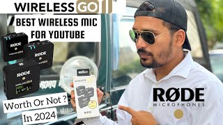 Rode Wireless Go II with iPhone  rode wireless go 2 mic unboxing amp testing [upl. by Aleta]