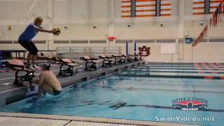 Ball Drill for Backstroke Starts with Olympic Gold Medalist Tyler Clary [upl. by Gabriell]