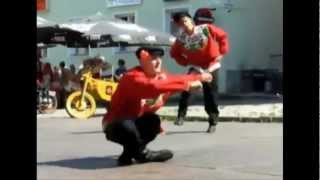 Male Russian Dancers Doing a Traditional Dance [upl. by Mureil813]