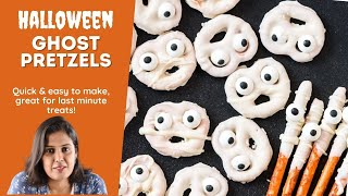 HALLOWEEN GHOST PRETZELS [upl. by Audette]