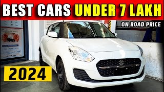 TOP CARS UNDER 7 LAKH in INDIA  2024  Best Cars in 7 Lakh [upl. by Berck]